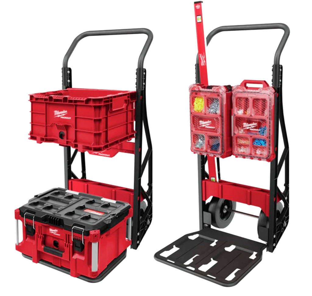 Milwaukee 4822-8415 carro PACKOUT de 2 ruedas con base plegable