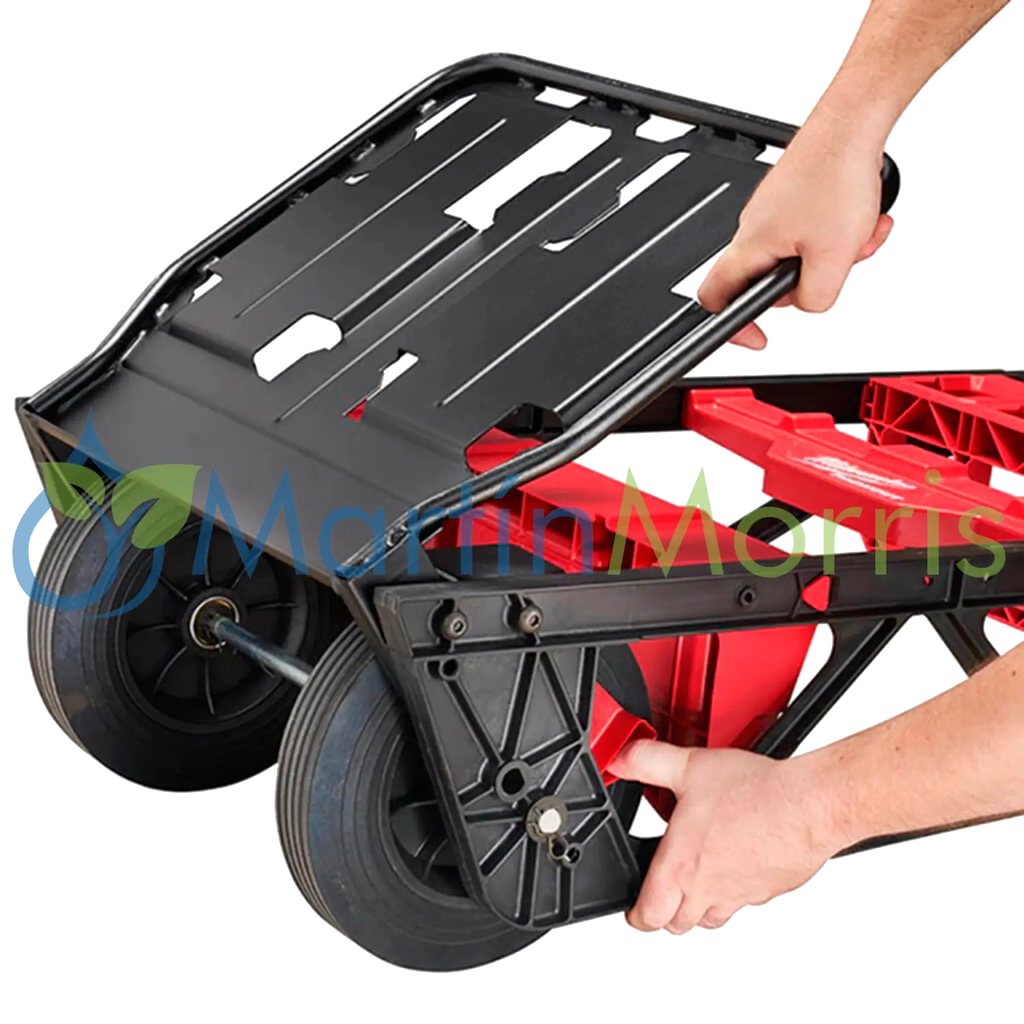 Milwaukee 4822-8415 carro PACKOUT de 2 ruedas con base plegable