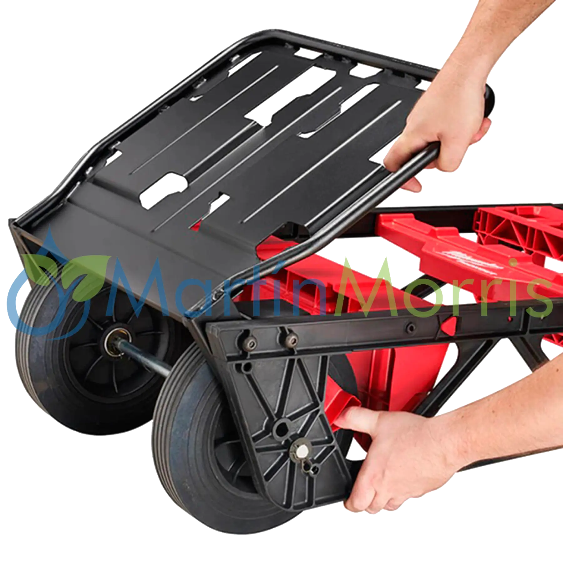 Milwaukee 4822-8415 carro PACKOUT de 2 ruedas con base plegable