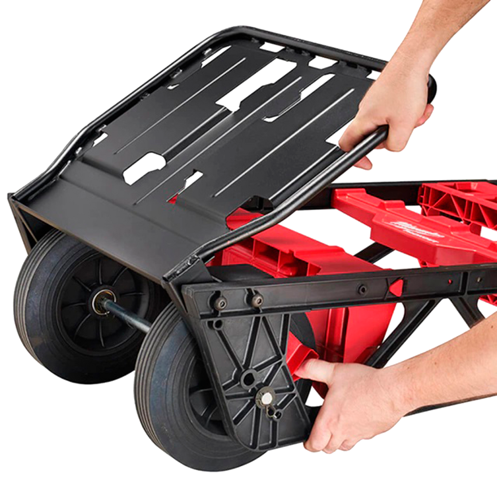 Milwaukee 4822-8415 carro PACKOUT de 2 ruedas con base plegable