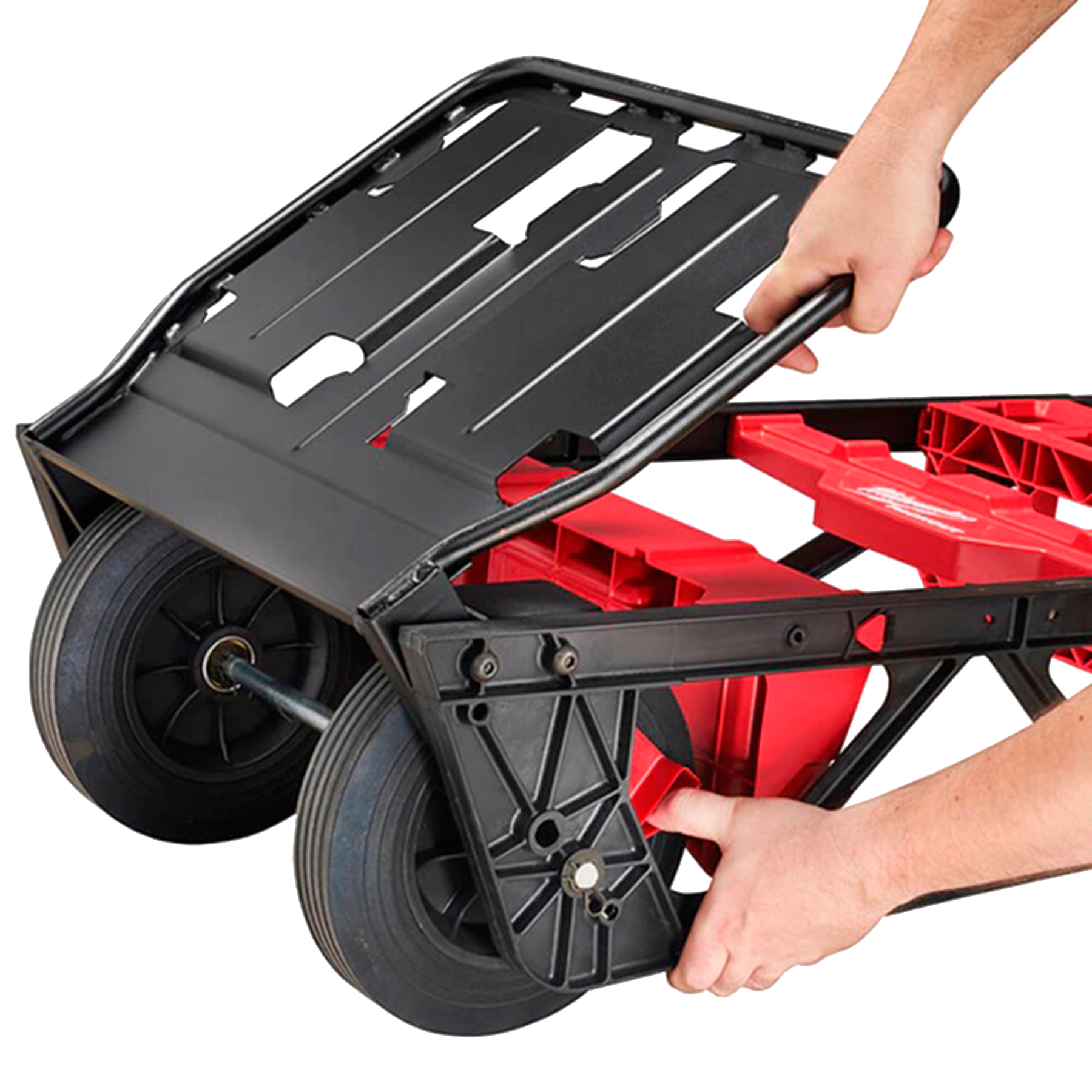 Milwaukee 4822-8415 carro PACKOUT de 2 ruedas con base plegable