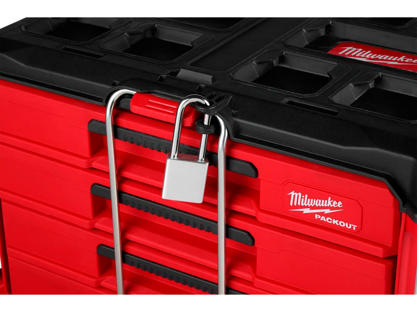 Milwaukee Packout 48-22-8444 Caja con 4 Cajones y Barra de Seguridad
