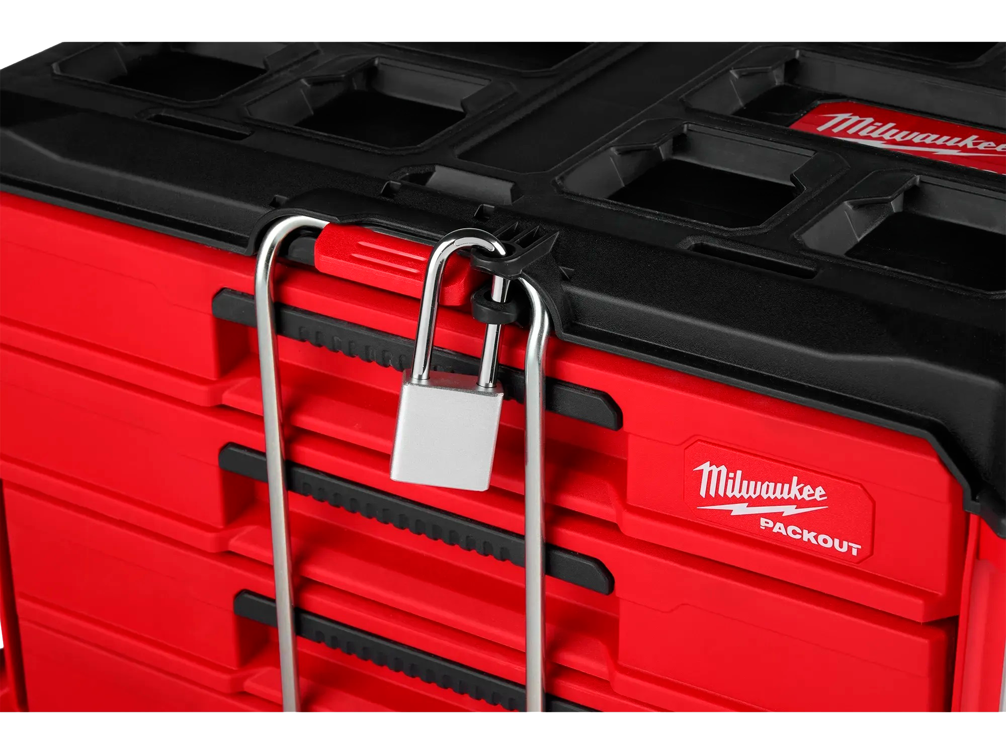 Milwaukee Packout 48-22-8444 Caja con 4 Cajones y Barra de Seguridad