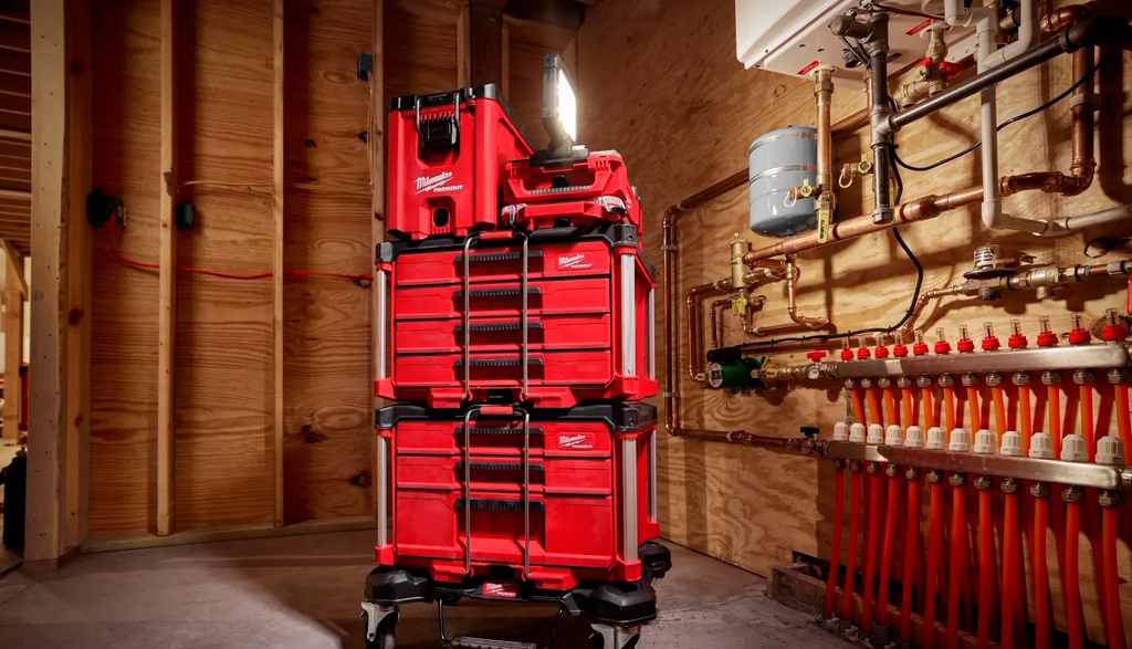 Milwaukee Packout 48-22-8444 Caja con 4 Cajones y Barra de Seguridad
