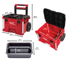 Milwaukee packout 4822-8427 cajon con ruedas y manija extensible