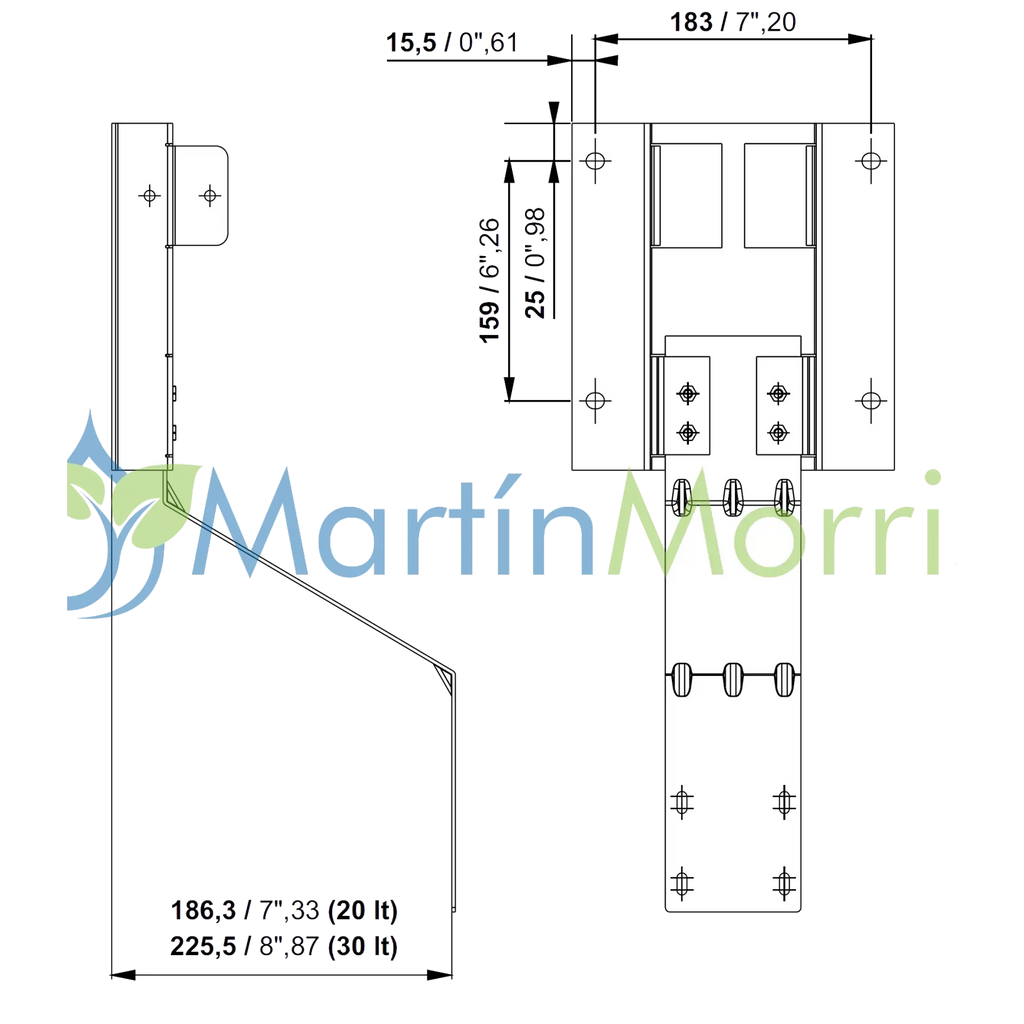 Mixer Arag Niagara de 20 o 30 Litros FULL para carga de fitosanitarios