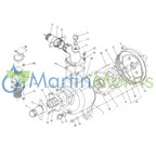 Motobomba sensei mbc80 de 3 pulgadas trasvase