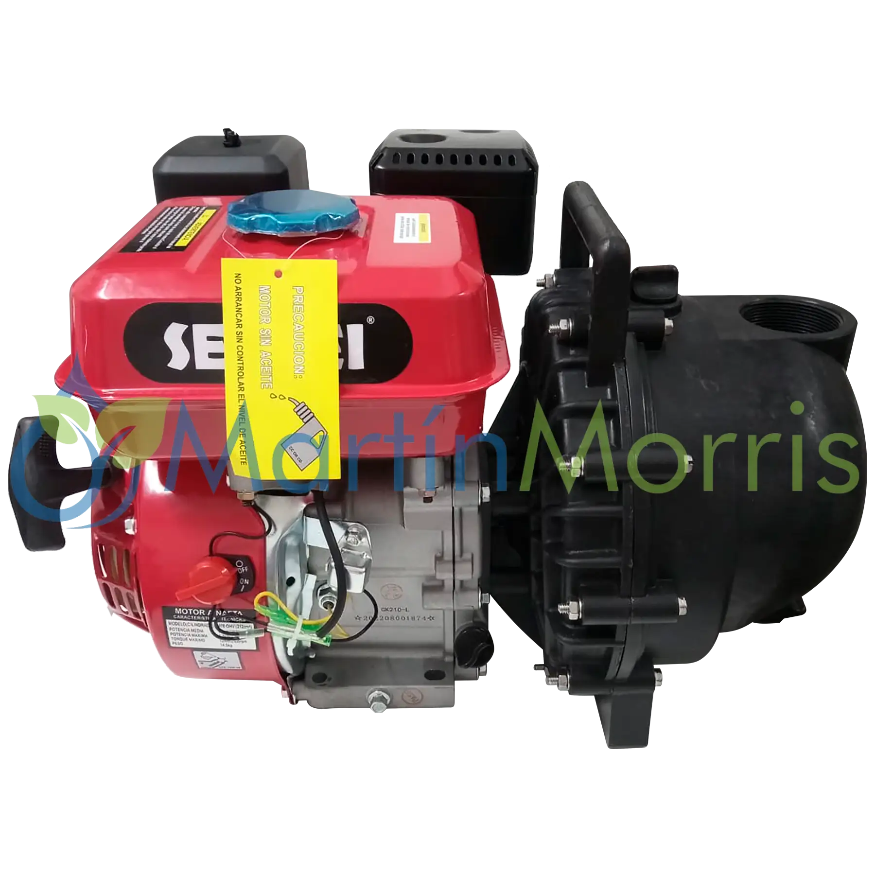 Motobomba BANJO de 2" Polipropileno con Motor Sensei de 7hp