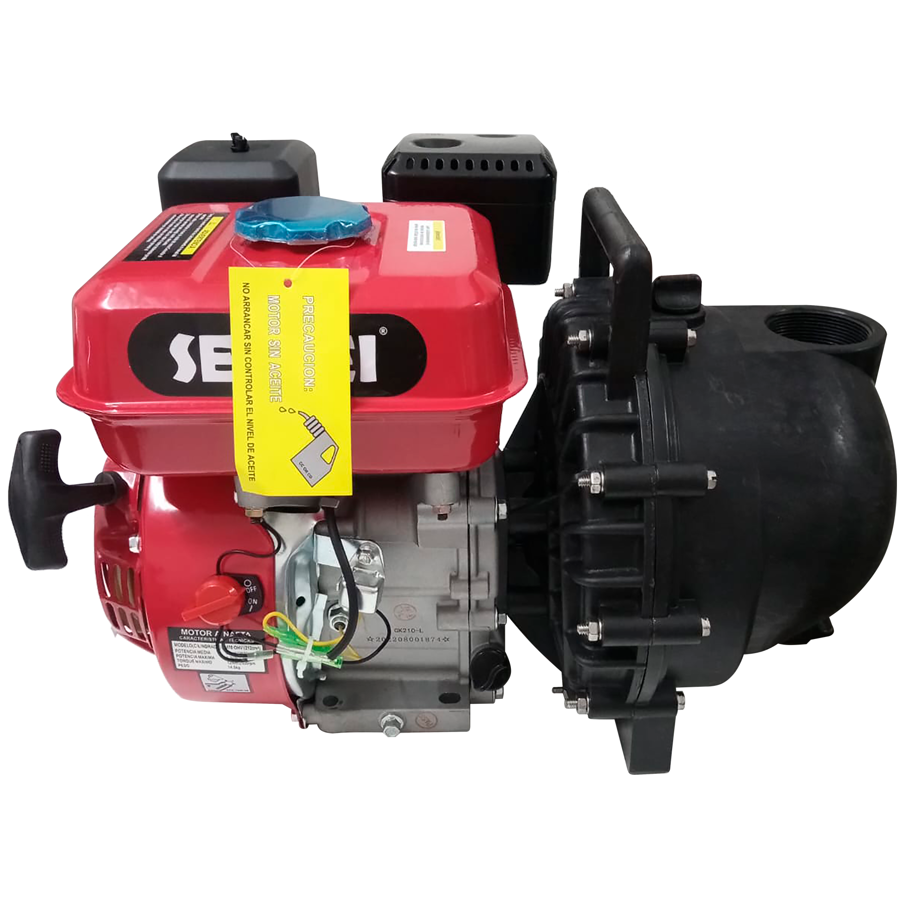 Motobomba BANJO de 2’’ Polipropileno con Motor Sensei de 7hp