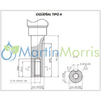 Motor eje vertical sensei modelo mev 710 ae de 24 hp tipo a ’eje 25.4 mm (1”)’