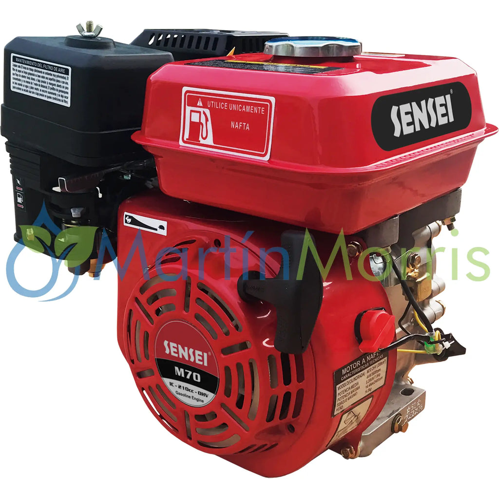 Motor SENSEI 5,5 Hp a 7 Hp eje Horizontal Modelo M70 OHV