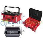 Milwaukee packout 48-22-8425 Cajon alto con manija plegable
