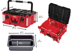Milwaukee packout 48-22-8425 Cajon alto con manija plegable