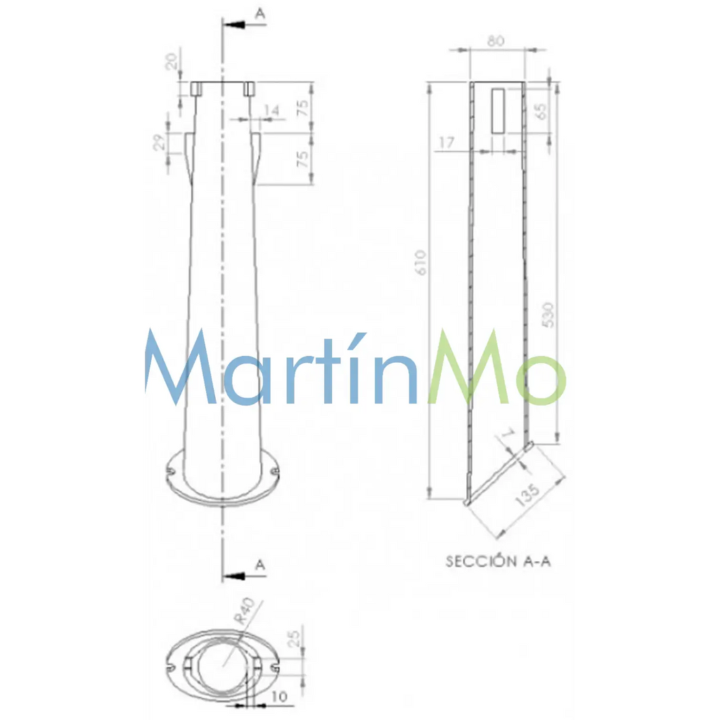 Péndulo para Fertilizadora TANZI