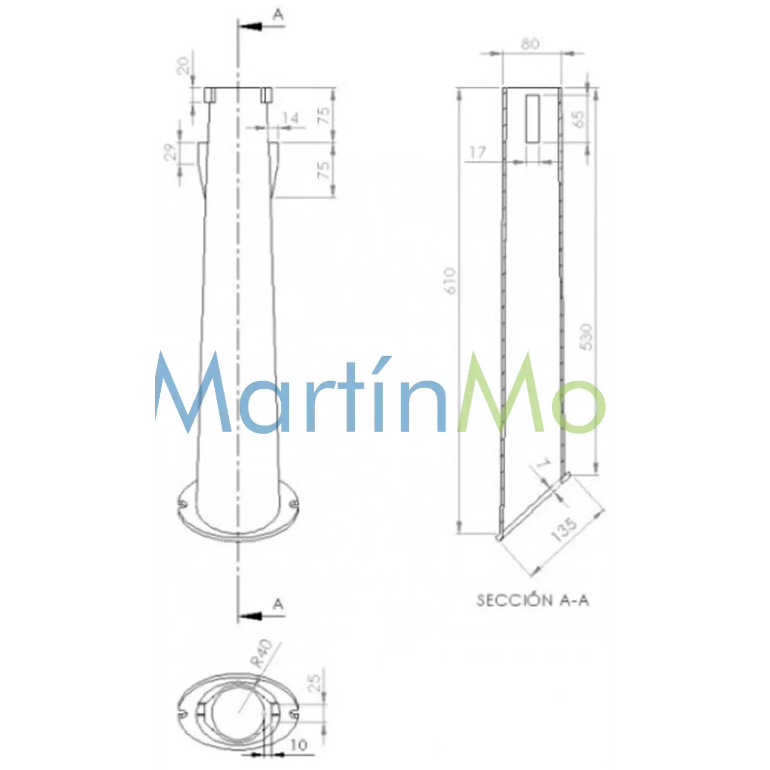 Péndulo para Fertilizadora TANZI