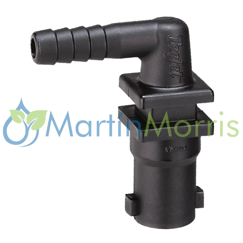 Porta pico teejet qj100 conexión de una espigas para manguera