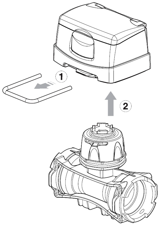 Caudalimetro de Carga ARAG DIGIWOLF Opcion de conector T5 T6 y T7 Alimentación a Pilas