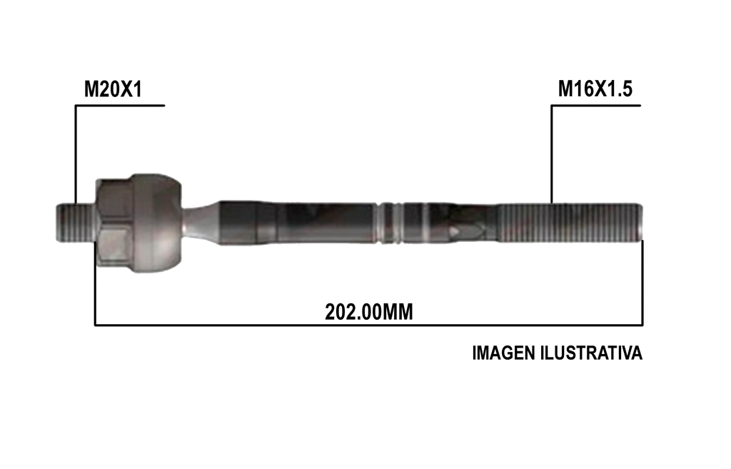 Precap/Axial NAKATA Ambos Lados Para NISSAN FRONTIER