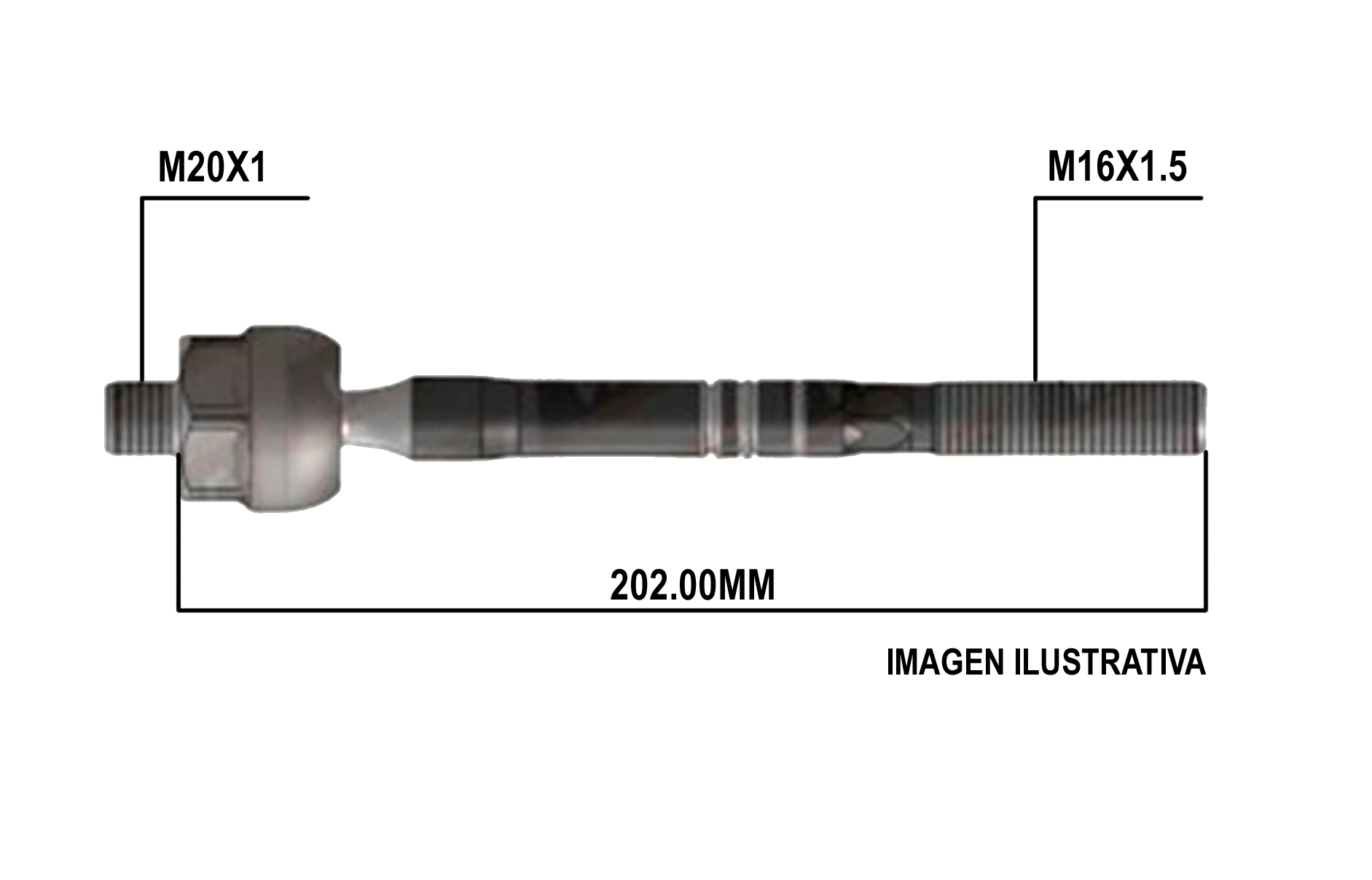 Precap/Axial NAKATA Ambos Lados Para NISSAN FRONTIER