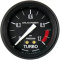 Manómetro de Presión de Turbo Mecánico ORLAN ROBER Classic Negro 52mm Escala 0-1.2 Bar