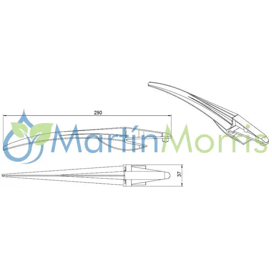 Pua para chapa molinete alcal cod. 49198