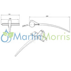 Púa para molinete john deere 9600 case y new holland