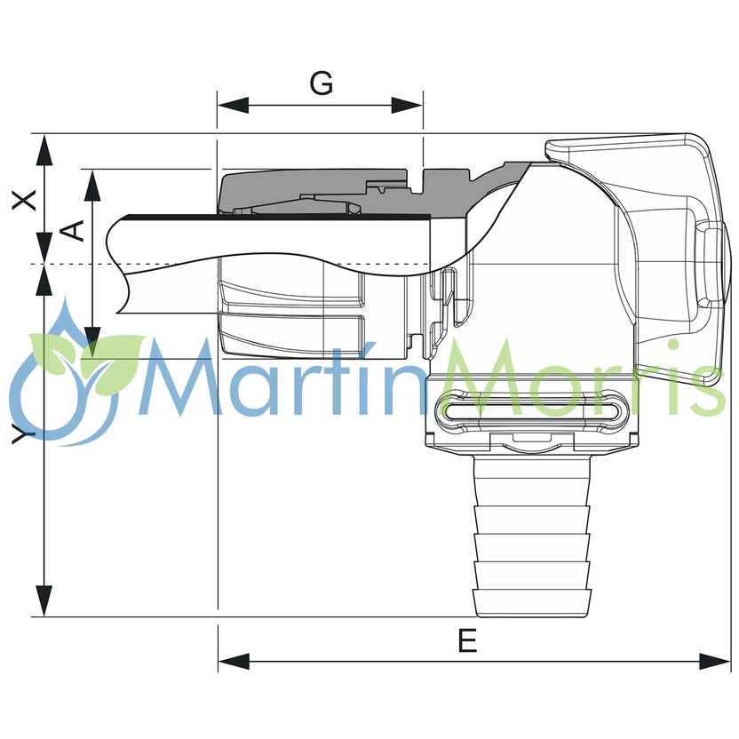 Purgador Final de Linea Valvula Esférica 1/2 3/4 y 1 pulgada de caño