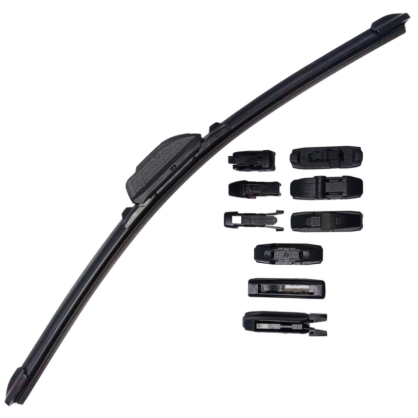 Escobillas QKL ULTRA BLADE universales Con 10 Adaptadores