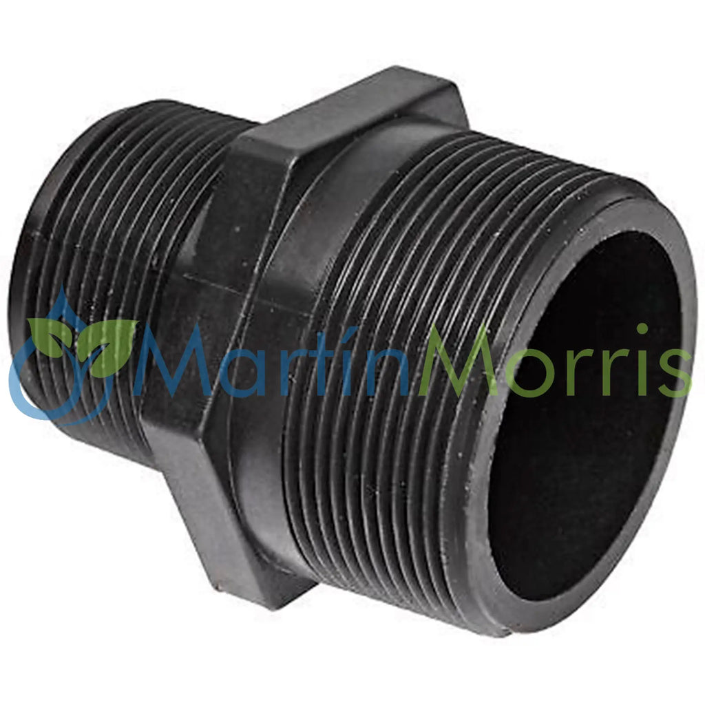 Reduccion doble Rosca Macho Terremax Polipropileno Reforzado