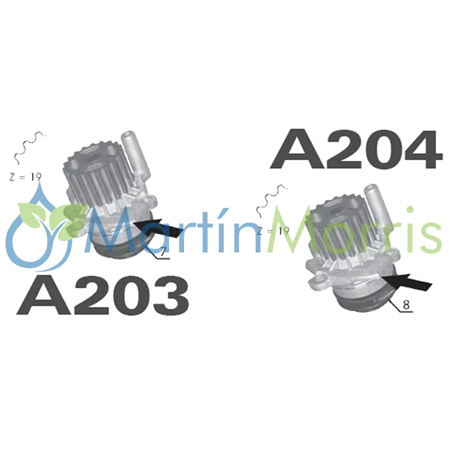 Bomba de Agua DOLZ para Volkswagen Vento Passat 1.9 TDI y 2.0 TDI