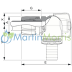Purgador Final de Linea Valvula Esférica 1/2, 3/4 y 1 pulgada de caño