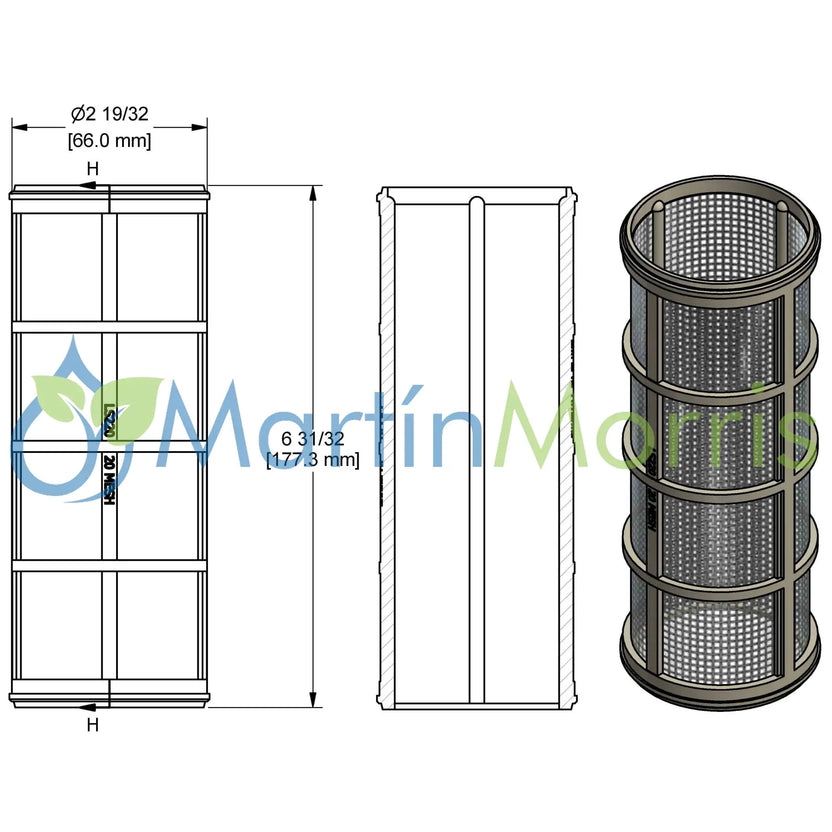 Repuesto BANJO LS220 para filtros BANJO tamiz 20 mesh