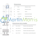 Rodamiento SKF 629-2RSH