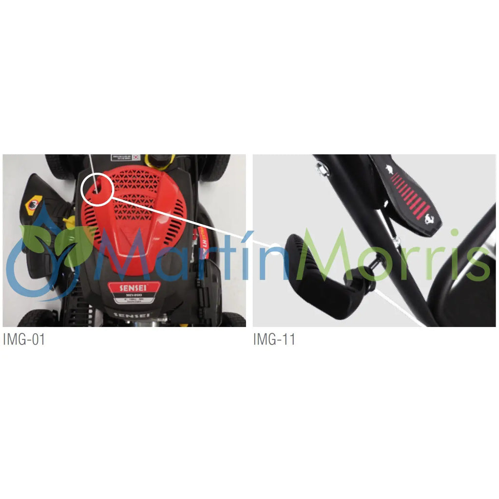 SENSEI 622 LH EXTRA ruedas altas cortadora de cesped de empuje