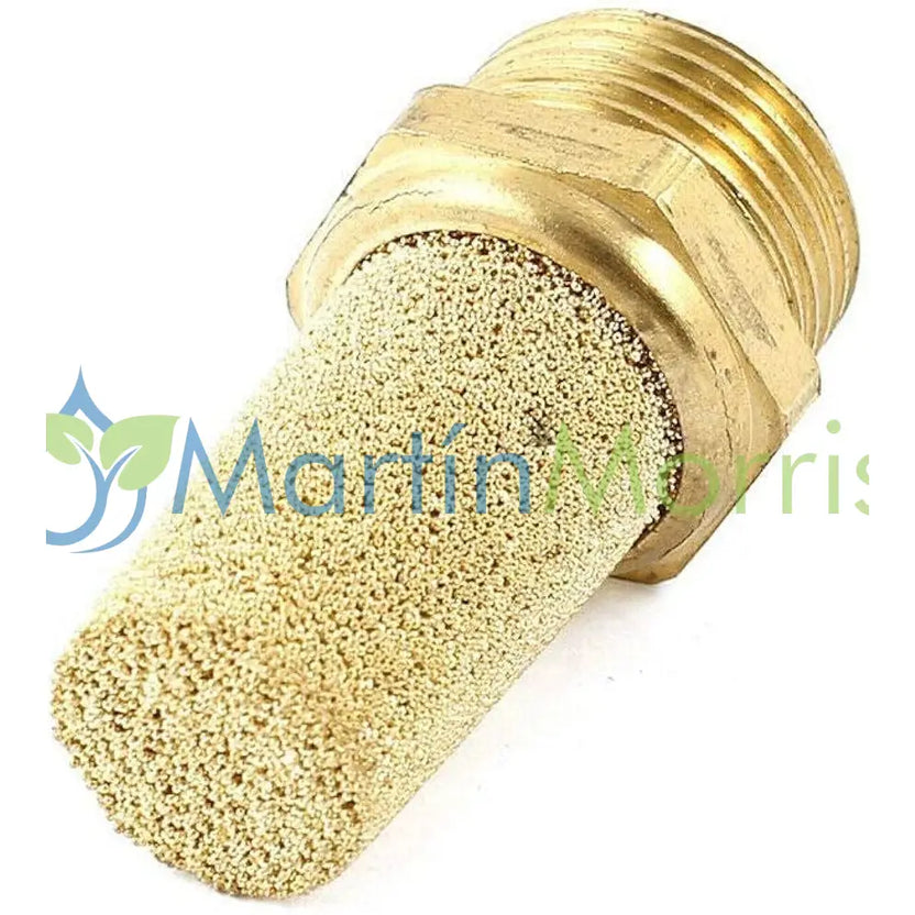 Silenciador o Filtro para Válvulas Neumática roscas 1/4’’ y 1/8’’