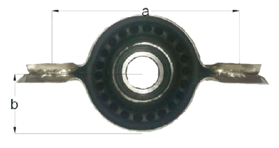 Mitsubishi L200 / L300 soporte de cardan DBH con rodamiento con soporte centro 30mm