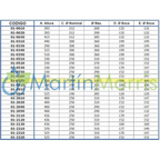 Bolsa o fuelle de aire para recambio de suspensión neumática fervi air