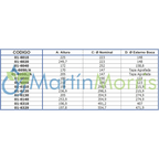 Fuelle Bilobular Fervi Air de Dos Convulsiones todas las medidas.