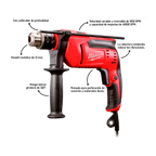Taladro Percutor Milwaukee 5374-59A 13mm (1/2’’) 680W