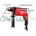 Taladro Percutor Milwaukee 5374-59A 13mm (1/2") 680W