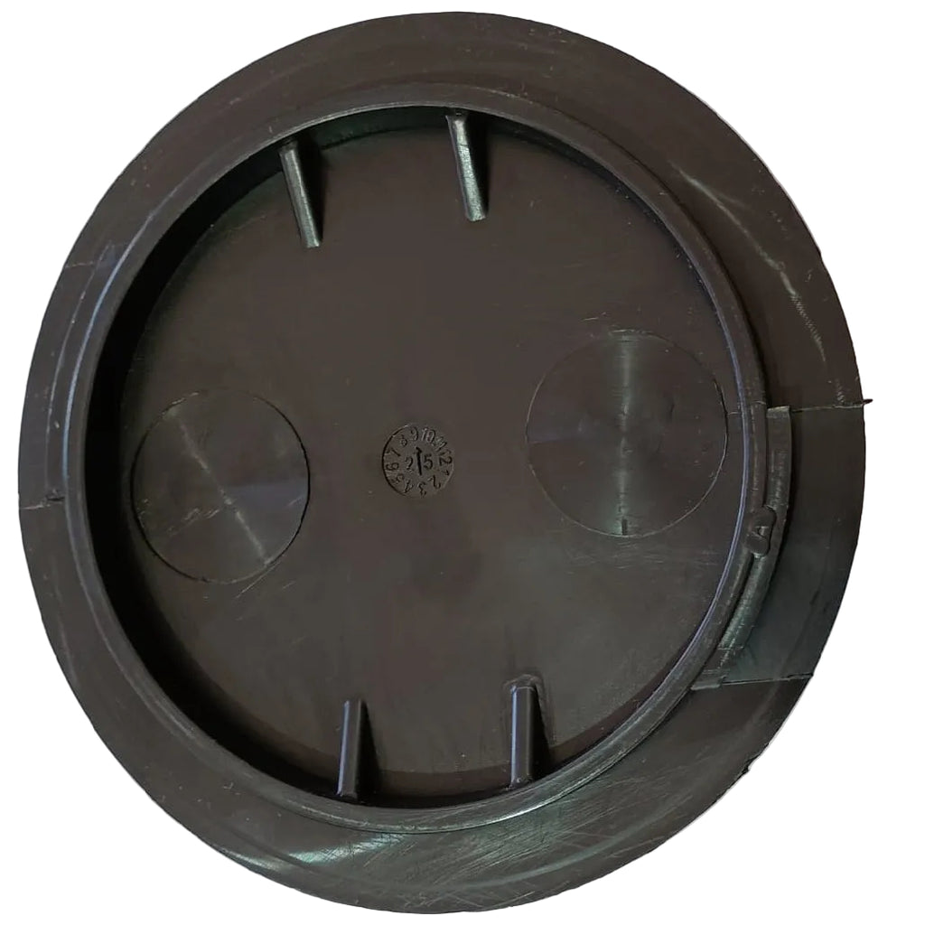 Tapa Ciega 140 mm para Tanque - Cierre 1/4 de Vuelta (Sin Respiradero)