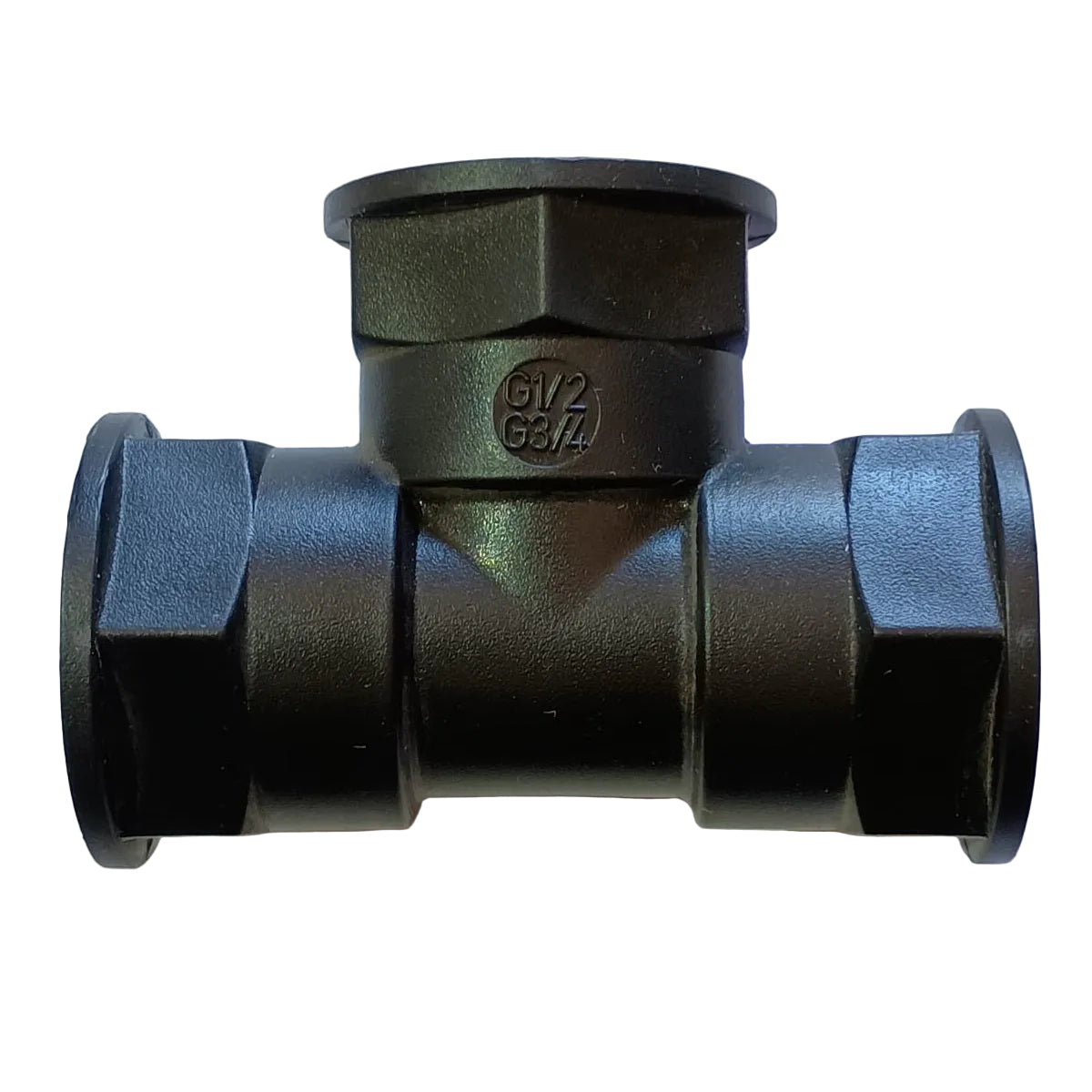 Racord TEE de Polipropileno Rosca Hembra 3/4" - 3/4" - 1/2"