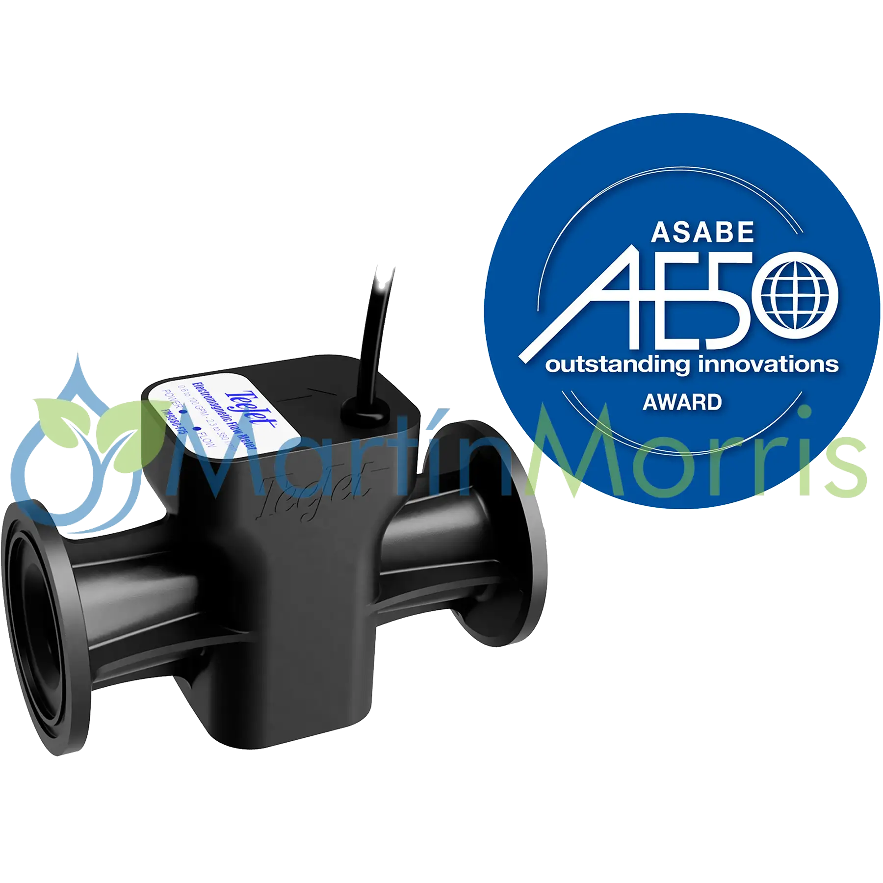 Caudalimetro Teejet modelo Tipo Electromagnético de 2,3 a 380 L/Min