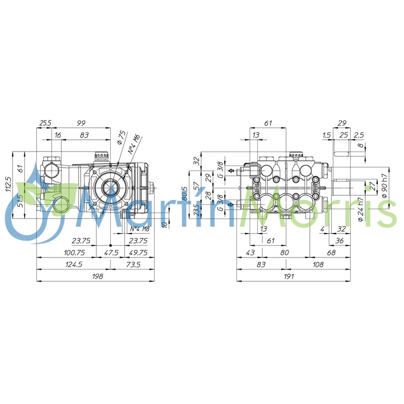Udor Alta Presion PNC 11/11 S de 3Hp 11 Lpm