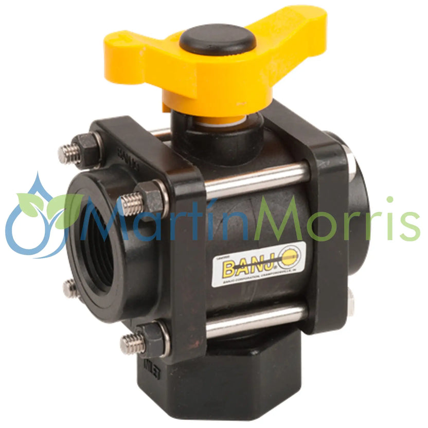 Válvula Esférica De 3 Vías Inferior