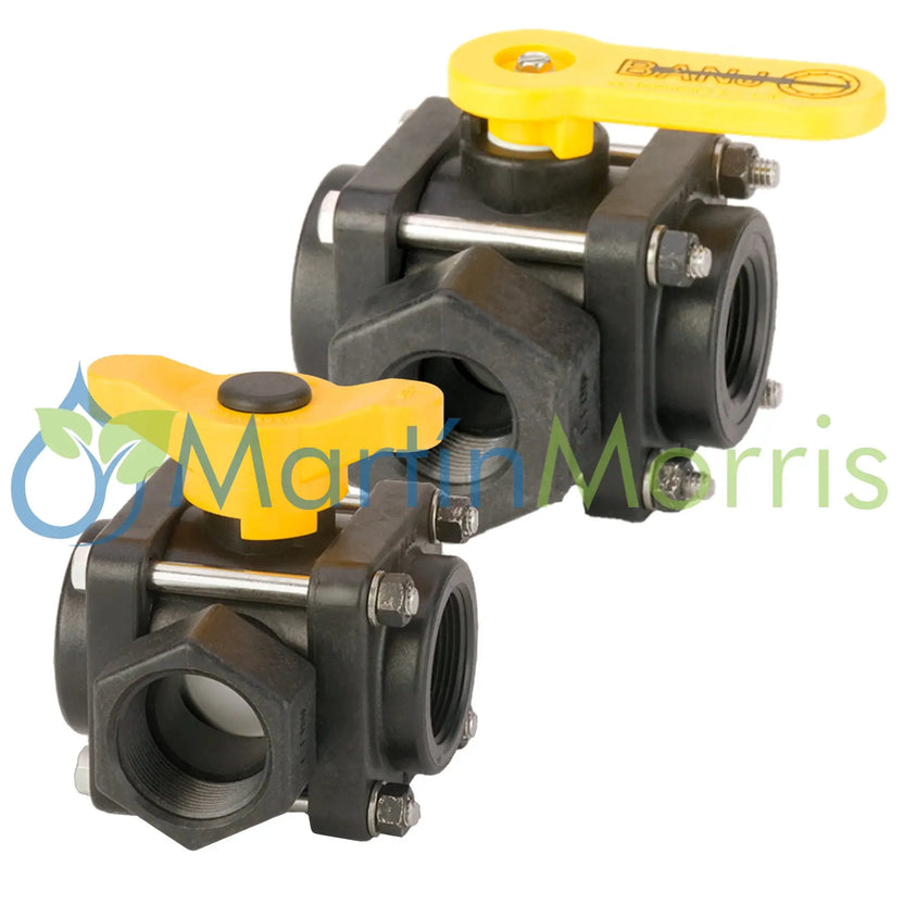 Válvula Esférica De 3 Vías Lateral