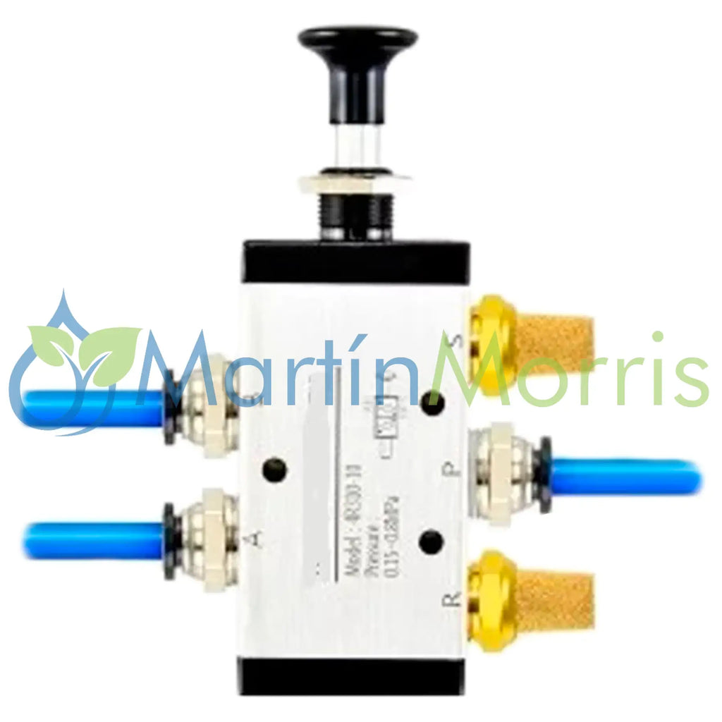 Válvula manual neumática de 5 a 2