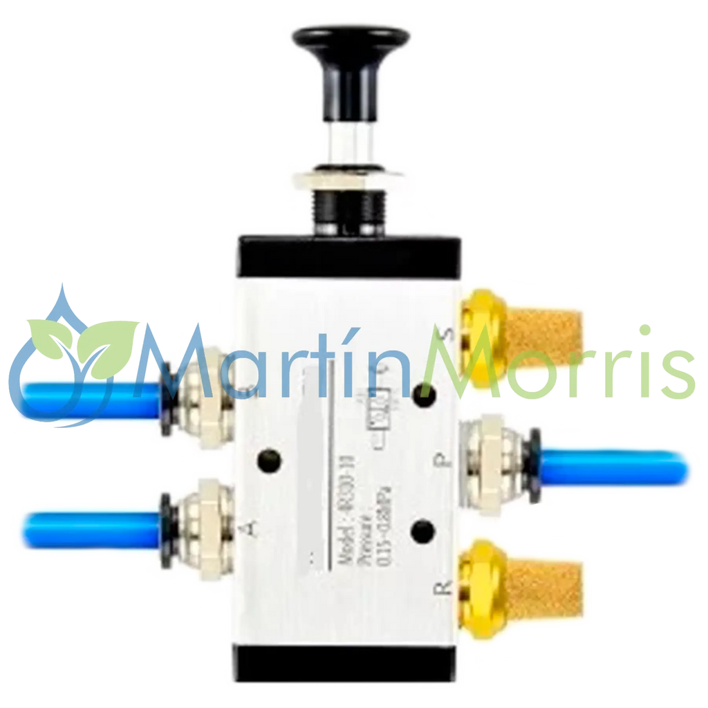 Válvula manual neumática de 5 a 2