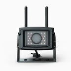 Vista frontal de la cámara Wi-Fi FJD de FJ Dynamics con carcasa reforzada y antenas inalámbricas