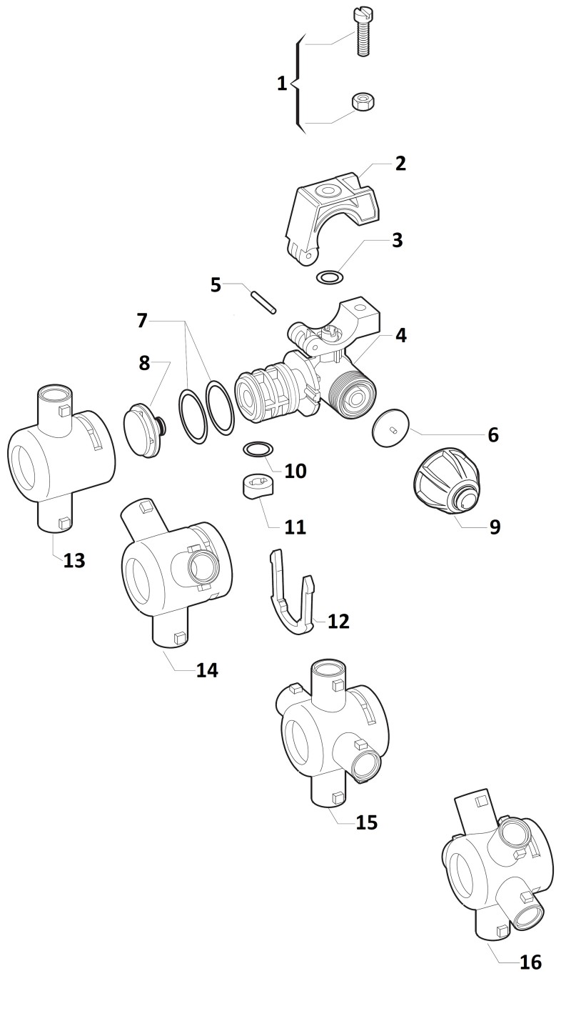 ARAG Porta pico Multiple Repuestos